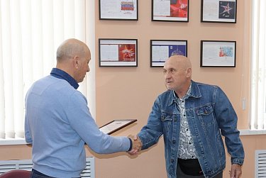 Благодарность от комитета регионального парламента